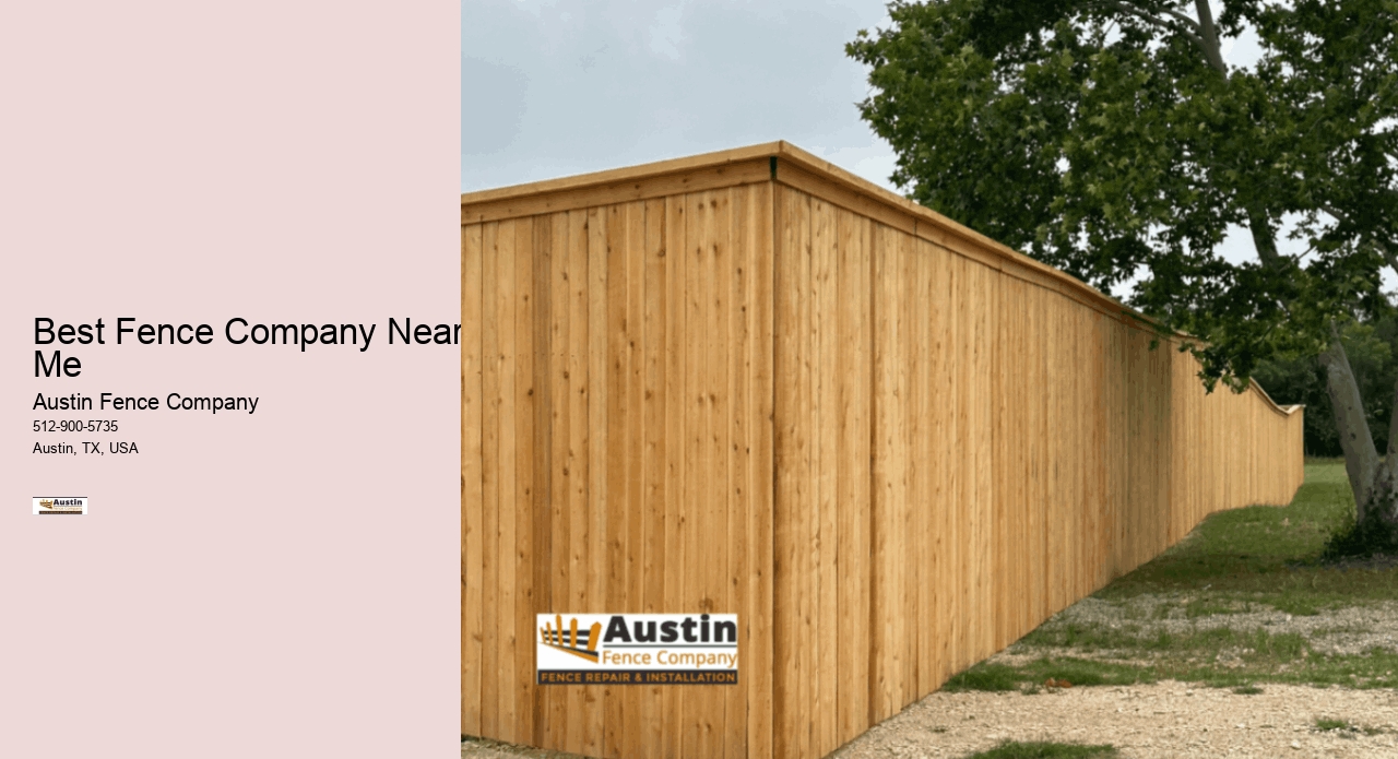 Best Fence Company Near Me