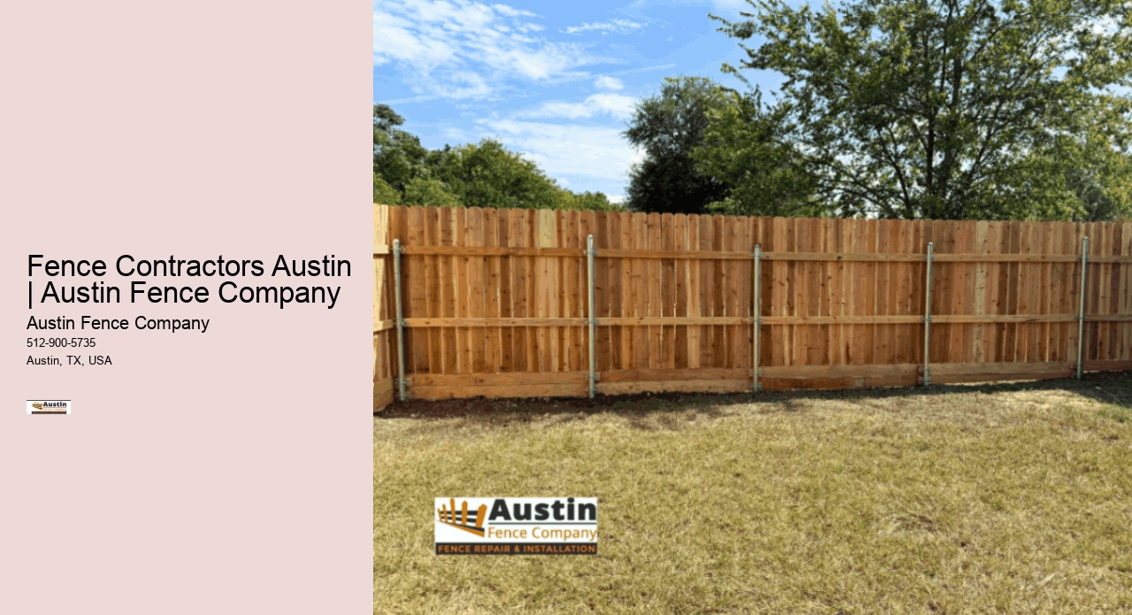 Fence Contractors Austin | Austin Fence Company