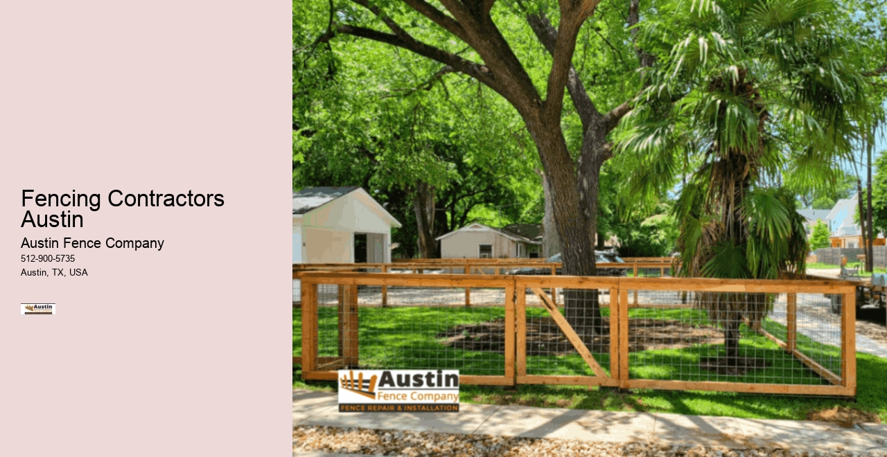 Fencing Contractors Austin